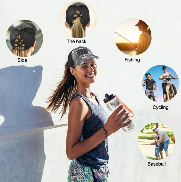 Reverse tie-dye baseball cap - Picture 9 of 9